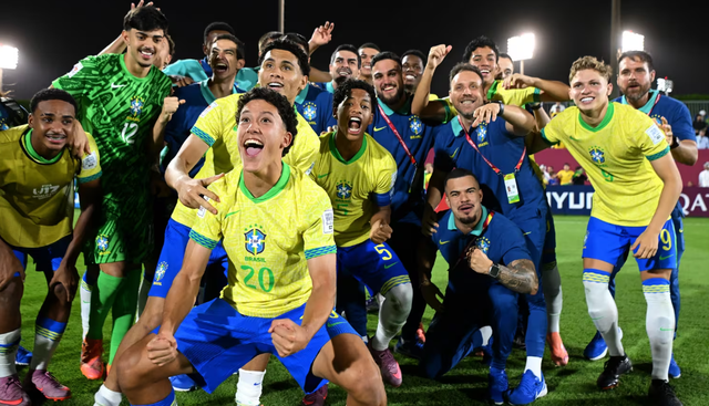 Brazil lội ngược dòng trước Pháp vào tứ kết U17 World Cup 2025 - Ảnh 1.