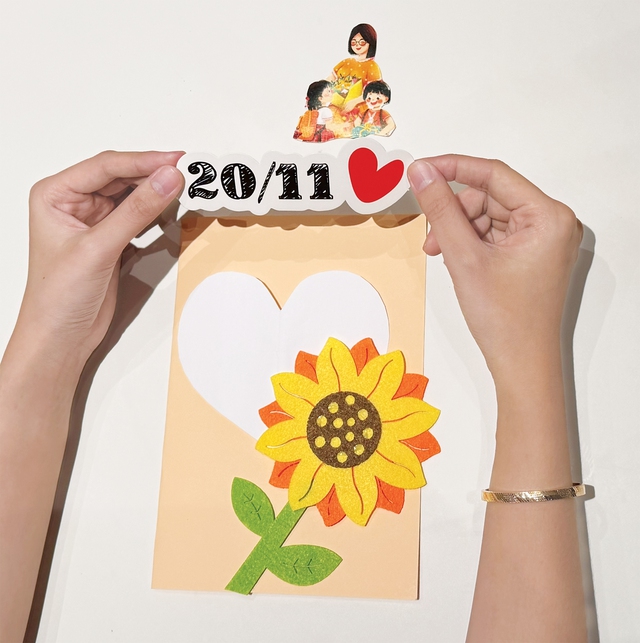 Các bước siêu dễ để tạo một chiếc thiệp cảm ơn thầy cô - Ảnh 1.