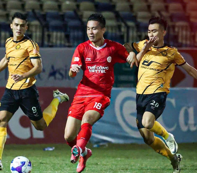 Thắng tối thiểu Thanh Hoá, Thể Công vươn lên hạng 3 V-League 1- Ảnh 1.
