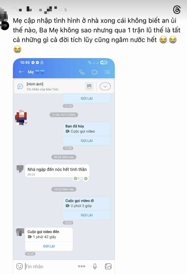 Dự báo miền Trung mưa lớn kéo dài, người trẻ xa quê sốt ruột chờ tin ba mẹ - Ảnh 2.