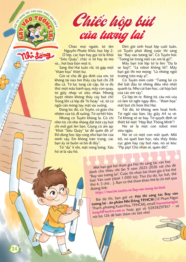 Đón đọc Nhi Đồng TP.HCM 48, phát hành 28-11: Những người bạn 'siêu năng lực'- Ảnh 3.