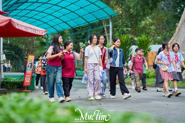 2 giờ khám phá thiên nhiên của các 'đại sứ' Công tắc khoa học tại Thảo cầm viên- Ảnh 3.