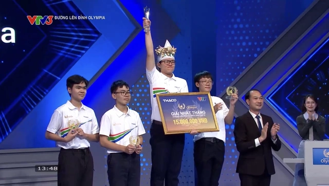 Vượt đối thủ mạnh, nam sinh Khánh Hòa giành vòng nguyệt quế Đường lên đỉnh Olympia- Ảnh 5.
