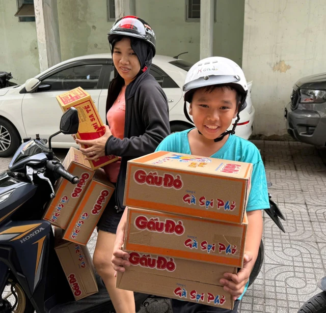 Thiếu nhi các xã, phường gửi yêu thương đến miền Trung - Ảnh 5.