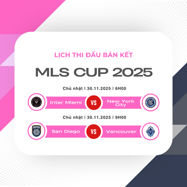 Lịch trực tiếp bán kết MLS Cup 2025: cơ hội cuối của Messi - Ảnh 1.