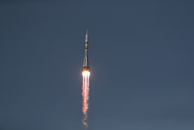 Baikonur launch pad damaged after Russian Soyuz launch to International Space Station- Ảnh 1. Baikonur launch pad damaged after Russian Soyuz launch to International Space Station- Ảnh 1.