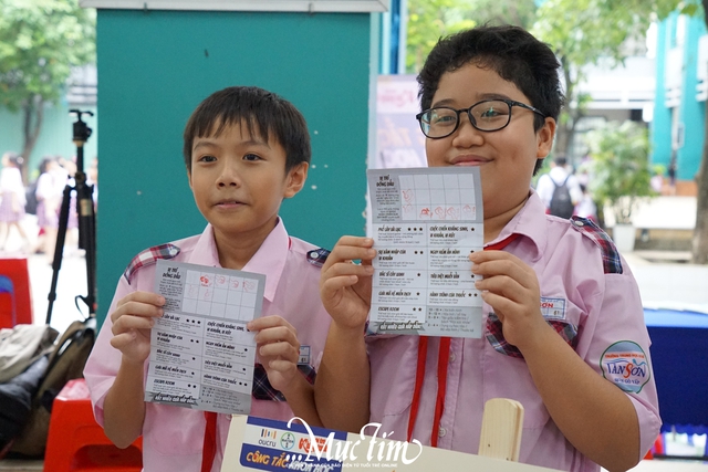 Học sinh Trường THCS Tân Sơn học được gì từ 9 trò chơi của Công tắc khoa học 2025? - Ảnh 11.