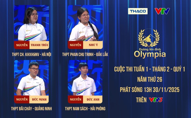 Nam sinh biết 4 ngoại ngữ giành chiến thắng Đường lên đỉnh Olympia tuần này - Ảnh 1.