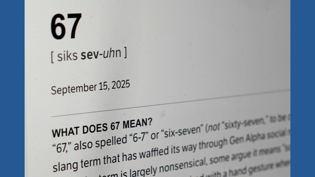 67 là gì mà được chọn là từ nổi bật nhất năm 2025?- Ảnh 1. 67 là gì mà được chọn là từ nổi bật nhất năm 2025?- Ảnh 1.