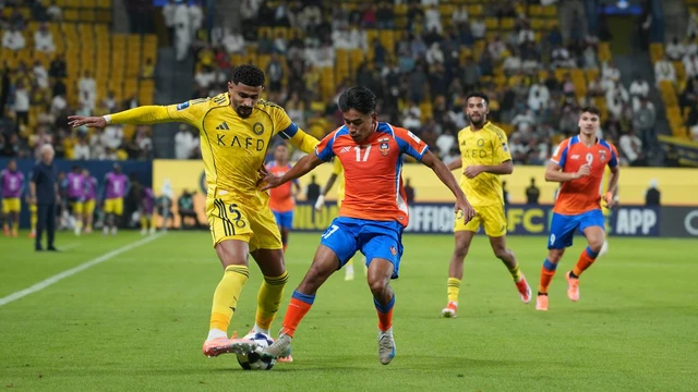 Al Nassr thắng đậm tại AFC Champions League Two dù vắng Ronaldo- Ảnh 1. Al Nassr thắng đậm tại AFC Champions League Two dù vắng Ronaldo- Ảnh 1.