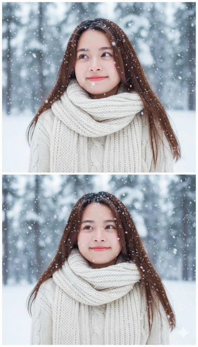 Hướng dẫn tạo ảnh đứng giữa trời tuyết bằng AI đang gây bão - Ảnh 5.