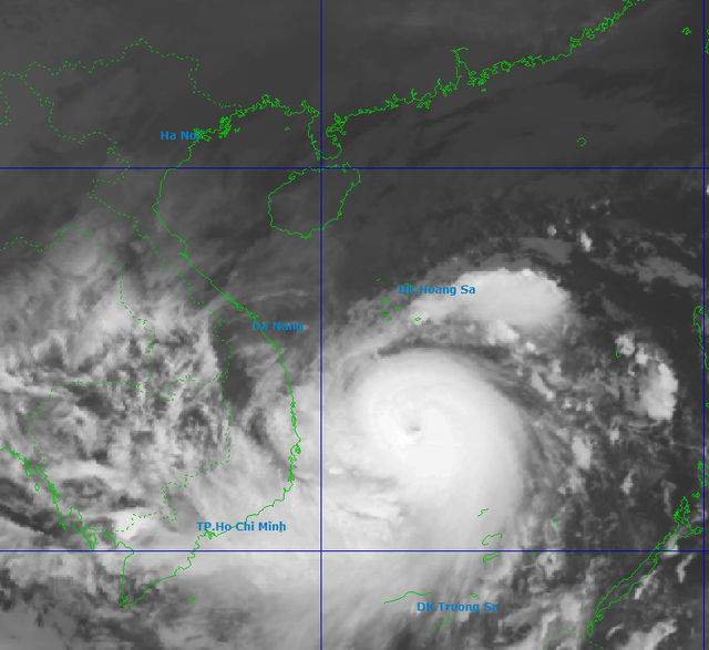 Sáng 6-11, bão Kalmaegi di chuyển nhanh hơn, cách Quy Nhơn 330 km- Ảnh 1. Sáng 6-11, bão Kalmaegi di chuyển nhanh hơn, cách Quy Nhơn 330 km- Ảnh 1.
