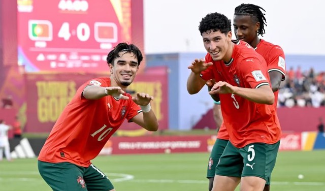 Bồ Đào Nha thắng hủy diệt, Nhật Bản hòa thất vọng tại U17 World Cup 2025- Ảnh 1. Bồ Đào Nha thắng hủy diệt, Nhật Bản hòa thất vọng tại U17 World Cup 2025- Ảnh 1.