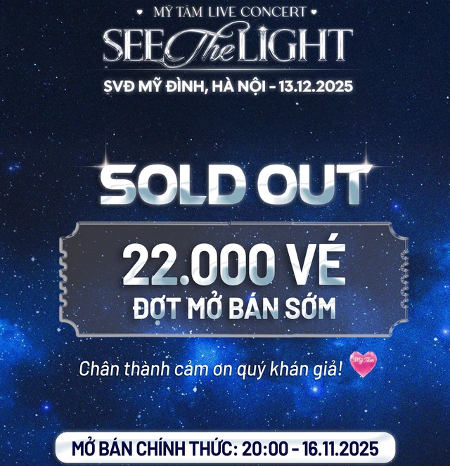 Mỹ Tâm sold-out 22,000 vé live concert chỉ sau 3 giờ - Ảnh 2.