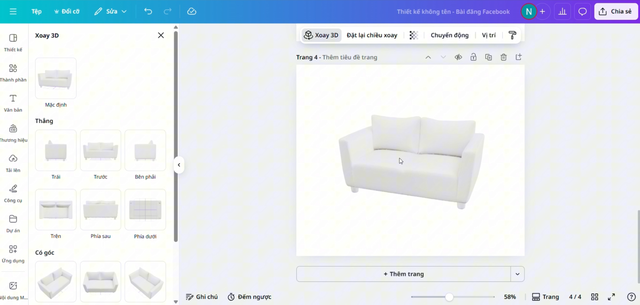 Cách tạo hiệu ứng 3D trên Canva - Ảnh 1.