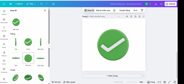 Cách tạo hiệu ứng 3D trên Canva - Ảnh 5.