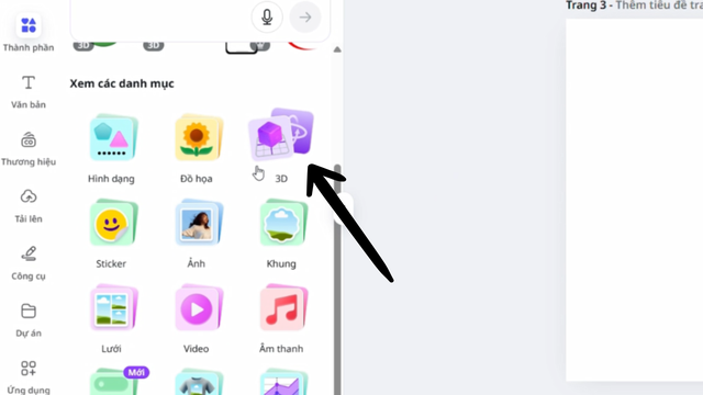 Cách tạo hiệu ứng 3D trên Canva - Ảnh 3.