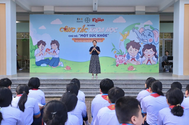 Tiết mục cải biên đặc biệt của teen Trường THCS Long Thọ  - Ảnh 2.