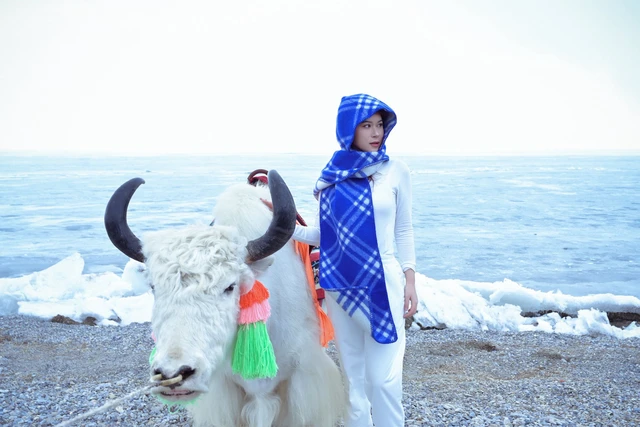 Sao Việt "đu trend" tuyết rơi phiên bản đời thực không cần AI - Ảnh 1.