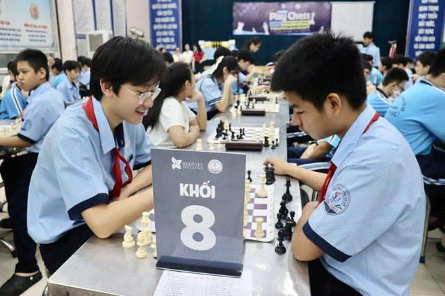 105 kỳ thủ nhí Trường THCS An Phú tranh tài sôi nổi tại Giải cờ vua- Ảnh 15.