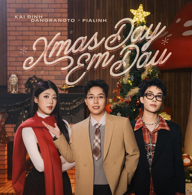 Kai Đinh rủ Min, Hoàng Dũng, Juky San 'ôm ôm' khán giả mùa Giáng sinh- Ảnh 1.