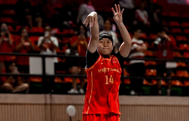 Bóng rổ nữ 3x3 Việt Nam thua Indonesia ở bán kết SEA Games 33- Ảnh 3. Bóng rổ nữ 3x3 Việt Nam thua Indonesia ở bán kết SEA Games 33- Ảnh 3.