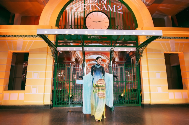 Thí sinh Miss Cosmo 2025 hào hứng khi diện áo dài Việt Nam - Ảnh 2.