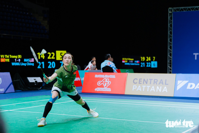 Vũ Thị Trang, Bùi Bích Phương thua bộ đôi Indonesia ở bán kết SEA Games 33 - Ảnh 1. Vũ Thị Trang, Bùi Bích Phương thua bộ đôi Indonesia ở bán kết SEA Games 33 - Ảnh 1.