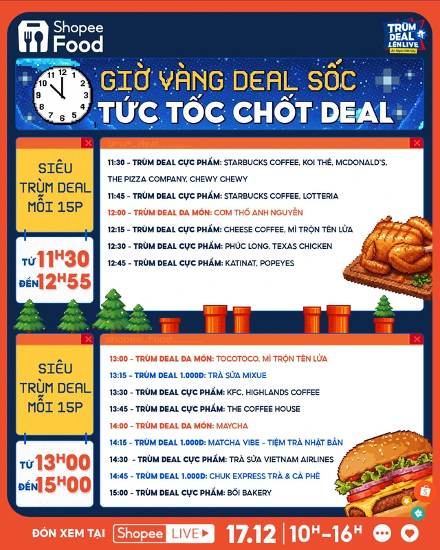 B.O.F tái xuất ShopeeFood 'Trùm deal lên live 17.12' hứa hẹn khiến fan chao đảo vì cuộc hội ngộ- Ảnh 3. B.O.F tái xuất ShopeeFood 'Trùm deal lên live 17.12' hứa hẹn khiến fan chao đảo vì cuộc hội ngộ- Ảnh 3.