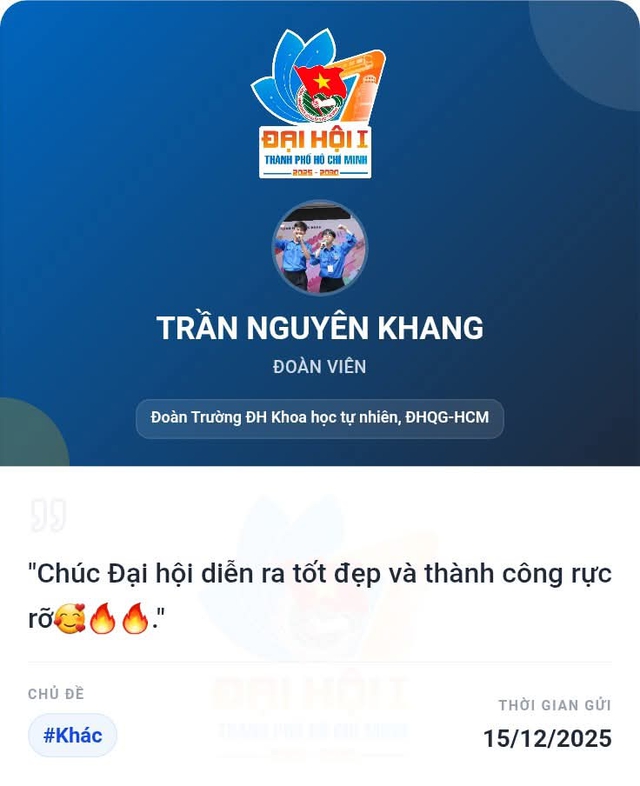 Tuổi trẻ TP.HCM hào hứng hưởng ứng hoạt động 'Thư gửi Đại hội'- Ảnh 3.