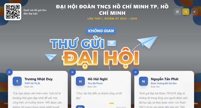 Tuổi trẻ TP.HCM hào hứng hưởng ứng hoạt động 'Thư gửi Đại hội'- Ảnh 2.