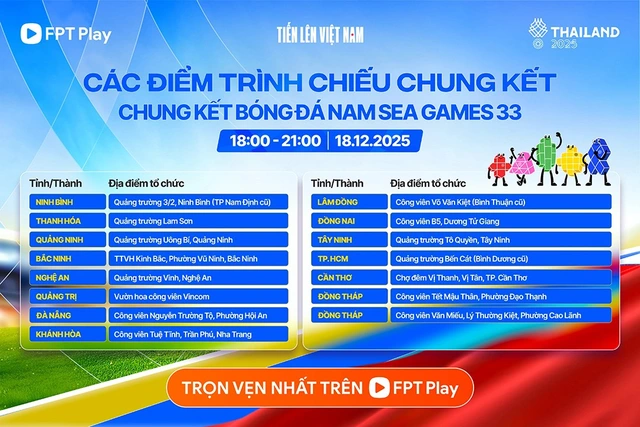 Những điểm phát trực tiếp trận chung kết bóng đá nam SEA games 33 Việt Nam - Thái Lan - Ảnh 2.