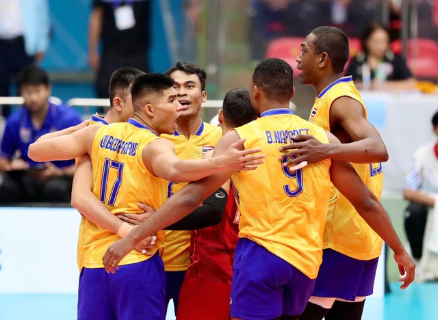 Chung kết bóng chuyền nam SEA Games 33: Indonesia - Thái Lan tranh tài - Ảnh 1.
