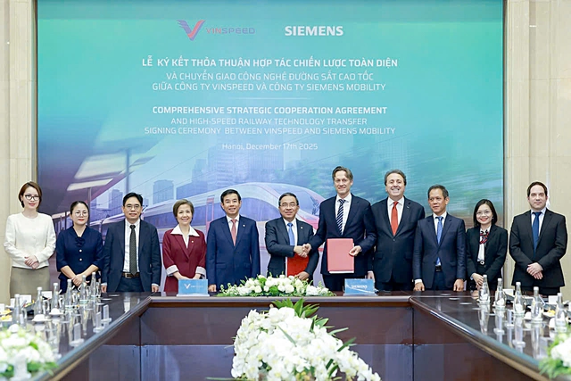 Vietnam’s Vinspeed partners with Siemens Mobility on high-speed rail- Ảnh 1.