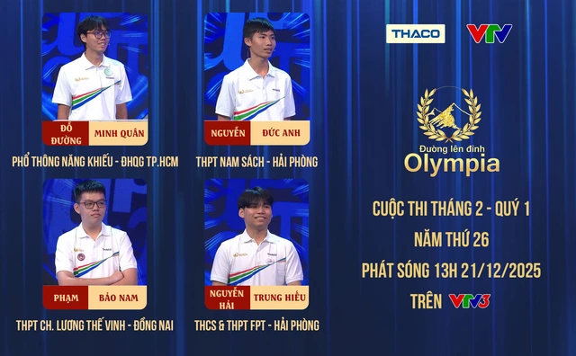 Nam sinh Hải Phòng thắng ấn tượng tại cuộc thi tháng Đường lên đỉnh Olympia- Ảnh 1.