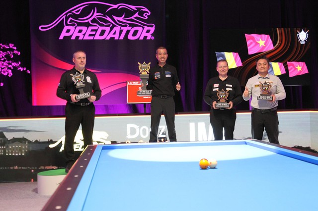 Vietnam’s Tran Quyet Chien routs Caudron to win Blois 3-Cushion Challenge- Ảnh 1. Vietnam’s Tran Quyet Chien routs Caudron to win Blois 3-Cushion Challenge- Ảnh 1.