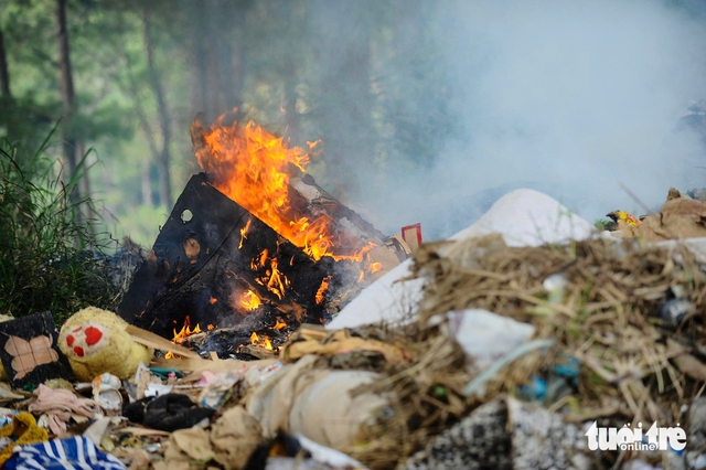 Flood debris overwhelms mountain pass leading to Vietnam’s Da Lat - Ảnh 5.