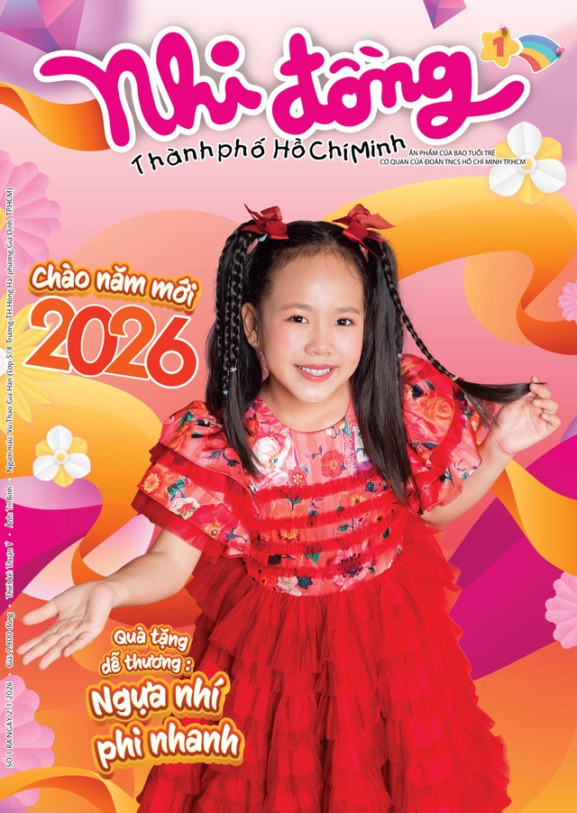 Mời bạn đón đọc Nhi Đồng TP.HCM 1, phát hành 2-1-2026: Ý tưởng dễ thương để thành phố xanh hơn - Ảnh 1.