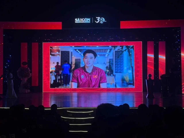 Midfielder Hoang Duc, striker Bich Thuy win Vietnam Golden Ball awards - Ảnh 3.