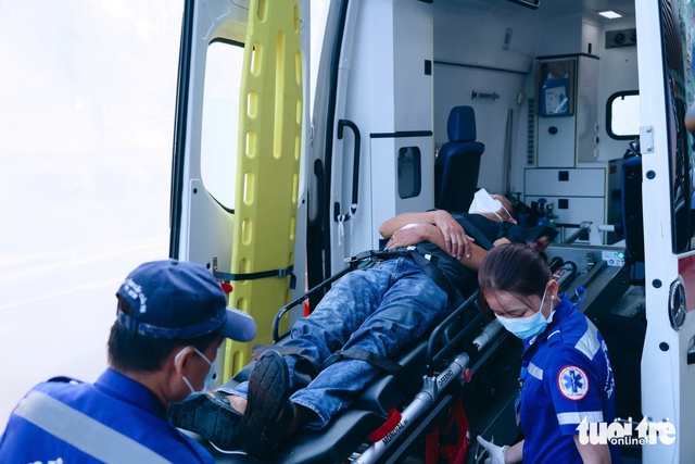 Ho Chi Minh City holds drill simulating radiation incident after traffic accident - Ảnh 5.