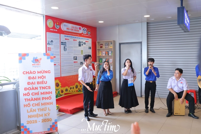 Đại hội Đoàn TP.HCM: Đại biểu đi metro, thảo luận về chuyển đổi xanh, AI - Ảnh 5.