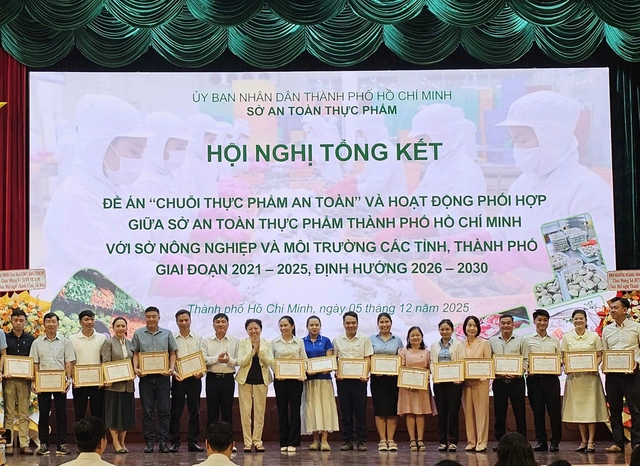 Nearly 98% of food samples from 6 localities meet safety standards for Ho Chi Minh City - Ảnh 2. Nearly 98% of food samples from 6 localities meet safety standards for Ho Chi Minh City - Ảnh 2.