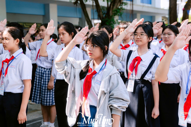 Hơn 700 đội viên tiểu học và THCS tham gia tập huấn Ban chỉ huy Liên đội cấp thành phố - Ảnh 6.