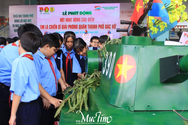 Phát động đợt hoạt động cao điểm Em là chiến sĩ Giải phóng quân Thành phố Bác Hồ- Ảnh 16.