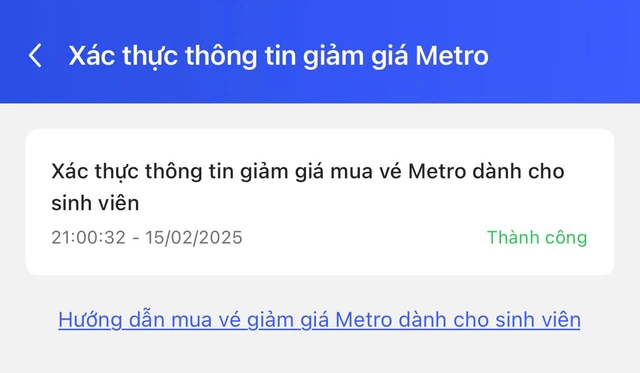 3 bước đăng ký vé tháng metro dành cho học sinh, sinh viên- Ảnh 7.