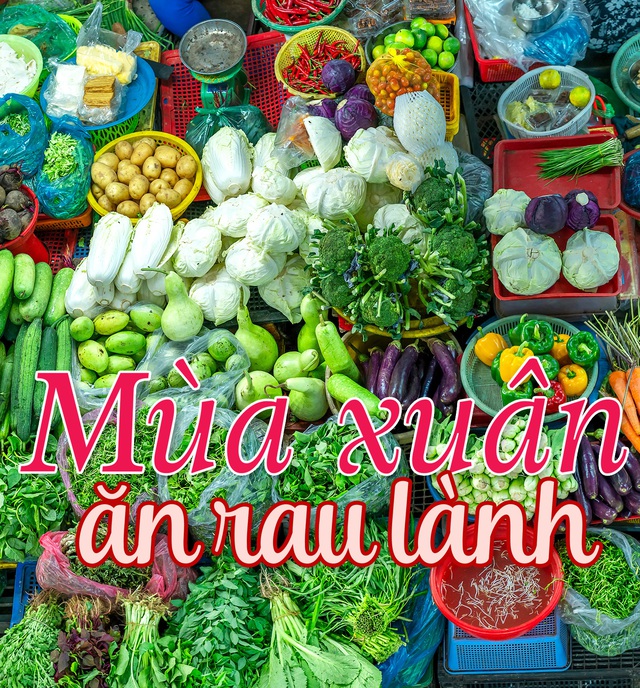 Mùa xuân ăn rau lành
