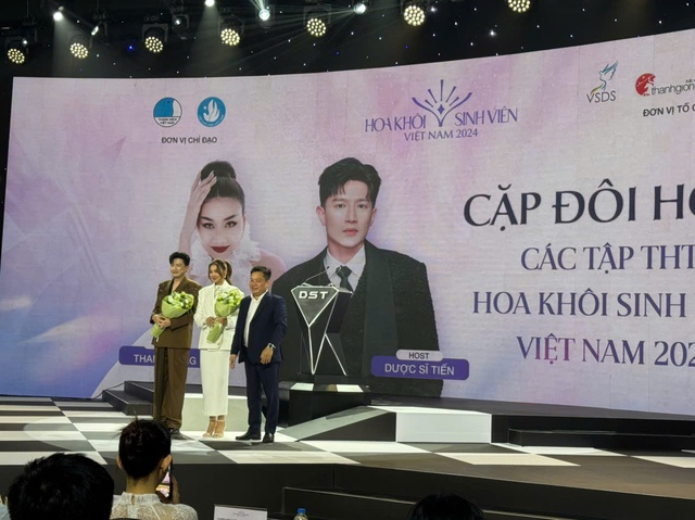Dược sĩ Tiến và siêu mẫu Thanh Hằng làm host cho cuộc thi Hoa khôi sinh viên Việt Nam- Ảnh 2.