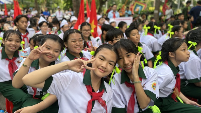 Đại hội Cháu ngoan Bác Hồ tổ chức lần đầu tiên tại TP.HCM vào năm nào?- Ảnh 1.