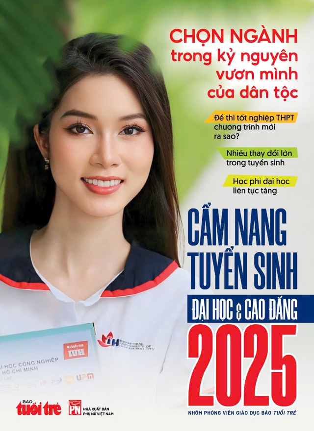 Sáng 8-3, báo Tuổi Trẻ phát hành Cẩm nang tuyển sinh đại học, cao đẳng 2025- Ảnh 1.