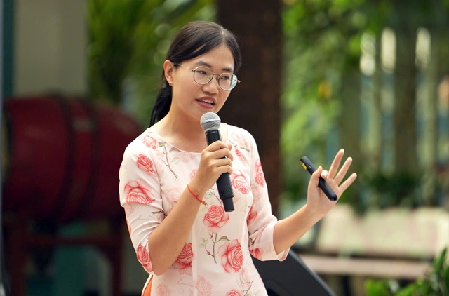 Học trò Trường THCS Nguyễn Du nhận bí quyết ứng phó với bạo lực học đường - Ảnh 4.